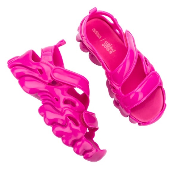 Melissa Puff Sandal Collina Strada gliter Unisex size 38 - Picture 2 of 7